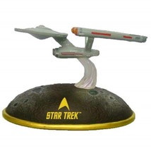 Classic Star Trek USS Enterprise 1701 Lighted Figurine Sculpture 2011 NE... - $38.69