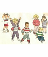 Sunrise Designs Toddlers Joggers Sweatshirt Ankle Pants Jacket Sew Patte... - €11,87 EUR
