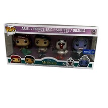 Funko Pop Disney Little Mermaid 4-Pack Diamond Ariel Ursula Eric Scuttle - $49.00