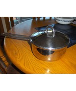 Barazzoni 2 Quart Pan Stainless Steel Induction Gas Electric Made in Italy - £39.95 GBP