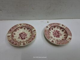 PAIR RED DELFT MINI BOWL ASHTRAY REGINA ROOD SALTS - €23,87 EUR