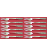 Contessina by Towle Sterling Silver Regular Fork Set of 12 pcs 7 3/8" - $949.41
