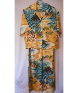 Tozzi Sz 1 Hawaiian Tropical Beach Jacket Dress Skirt 2 piece possibly V... - $2,763.90 MXN