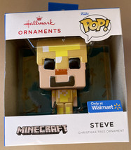 2021 Hallmark Funko POP! Minecraft Steve in Gold Armor Christmas Ornament New - £15.67 GBP