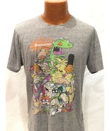 Vintage 90s Style Nickelodeon RugRats Hey Arnold T Shirt Mens L - £30.02 GBP