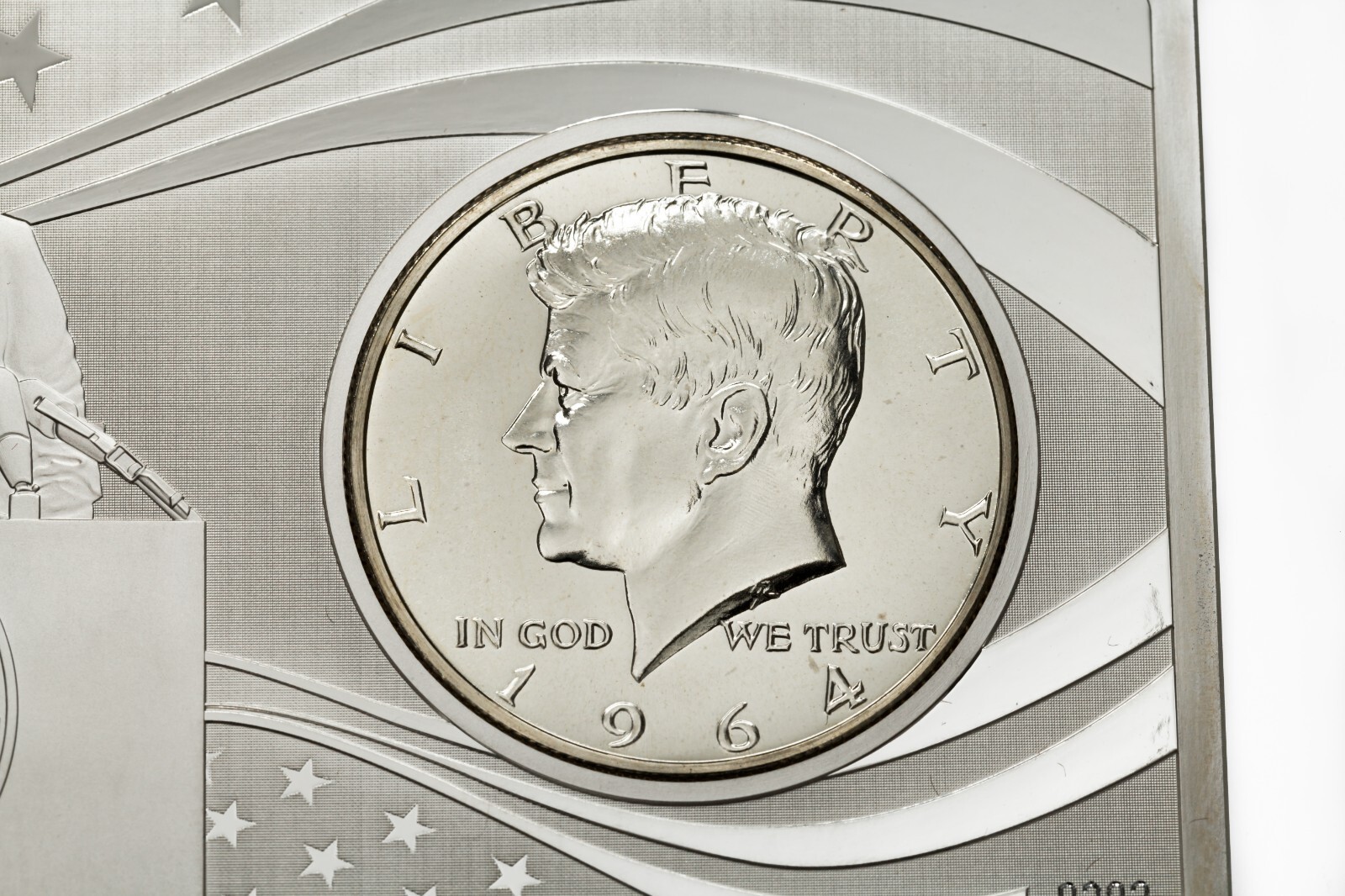 2017 100th Anniversary of JFK 2 Oz Silver Bar w/ Box, Case, and CoA Item image 2