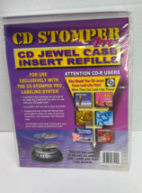 CD Stomper Pro CD Label Design 25 PACK Jewel Case Refills - New / Sealed - $328.53 MXN