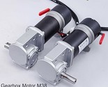 New M38 Gearbox DC 24V Motor 3.0A electric brake 270W 4700rpm power c - £590.21 GBP