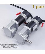 New M38 Gearbox DC 24V Motor 3.0A electric brake 270W 4700rpm power c - $1,004.49 CAD