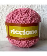 Unger Riccione Nubby Cotton/Rayon Yarn - 1 Skein Color Pink #319 Made in... - $9.26 CAD