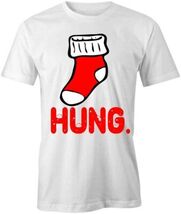 HUNG STOCKING TShirt Tee Short-Sleeved Cotton HOLIDAY CLOTHING S1WSA399 - $15.14+