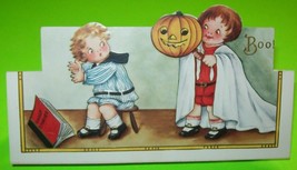 Halloween Postcard Whitney Die-cut Art Stand Up Children Ghost Stories Unused - £76.25 GBP