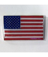 6 AMERICAN FLAG HAT PINS jacket pin usa flags hatpins patriotic america ... - £5.26 GBP