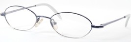 Neuf Exte EX37 619 Bleu / Argent Lunettes Métal Cadre 48-17-135mm Italie - £42.57 GBP