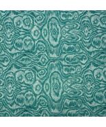 LISA FINE TEXTILES MAME AQUAMARINE BLUE GEO LINEN DESIGNER FABRIC 4.7 YA... - $633.59