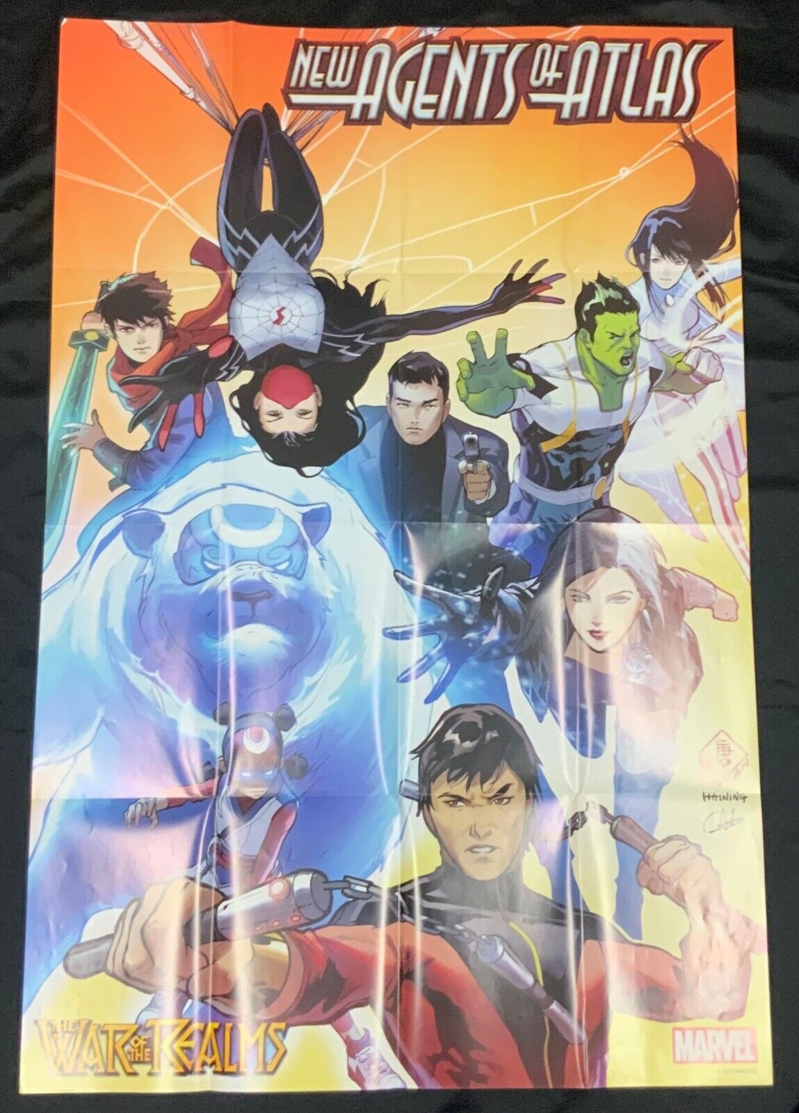 Primary image for New Agents of Atlas The War of the Realms 24x36 Inch Promo Poster Marvel 2019