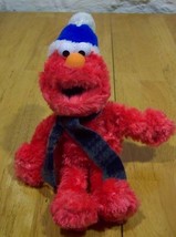 Gund Sesame Street Winter Elmo 10&quot; Soft Plush Stuffed Animal - £12.78 GBP