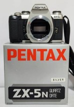 Pentax ZX-5N 35mm SLR Camera Body w/ Original Box - Parts/Repair - £15.02 GBP