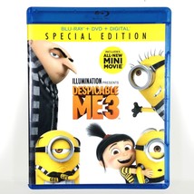 Despicable Me 3 (Blu-ray/DVD, 2017, Widescreen, Special Ed)   Steve Carell - £5.31 GBP