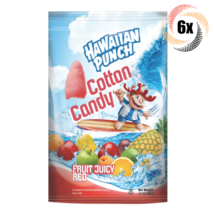 6x Bags Hawaiian Punch Fruit Juicy Red Flavored Cotton Candy | 3.1oz - £20.73 GBP