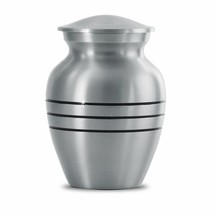 Small/Keepsake 45 Cubic Inch Timeless Brass Pewter Toddler Funeral Cremation Urn - £67.39 GBP