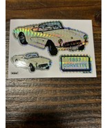 Vintage 1957 Corvette Selectra Prismatic Prism Sticker NOS FREE SHIPPING - $11.88