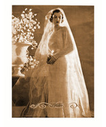 PDF 1930s Wedding Dress or Evening Gown Lacy - Knit pattern (PDF 3801) - £3.12 GBP