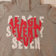 American Eagle Outfitters Hoodie Seventy Seven Women's Size L Gray Sweatshirt image 4