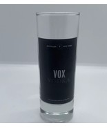 VOX Vodka Tall Shot Glass Logo 4” Black - $162.12 MXN