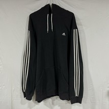 Adidas 3 Stripe Vintage Hoodie Mens Size 2XL Adidas Shell Toe Adidas Sup... - £86.70 GBP