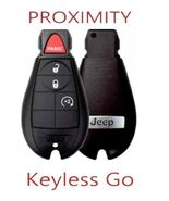 KEYLESS GO Fobik For Jeep Grand Cherokee 2011 - 2013 Remote Key IYZC01C - €42,92 EUR