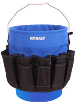 Kobalt - GP-62575A - Blue Black Polyester 12-in 5-Gallon Bucket Organizer - £23.94 GBP