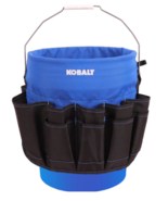 Kobalt - GP-62575A - Blue Black Polyester 12-in 5-Gallon Bucket Organizer - £23.45 GBP