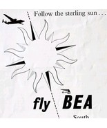 1952 British European Airways BEA Aviation Advertisement Sphere UK Impor... - $378.80 MXN