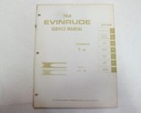 1968 Evinrude Servizio Negozio Riparazione Manuale 6HP 6 HP Pescatore 68... - $29.98