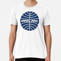 Pan Am Mid 1950s Globe Inverted S to 5XL Made in the USA T-Shirt - £17.60 GBP