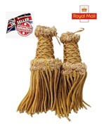 Gold &amp; Silver Bullion Tassels pair&quot;12CM&quot; For Army Uniform&#39; church Vestme... - €15,23 EUR