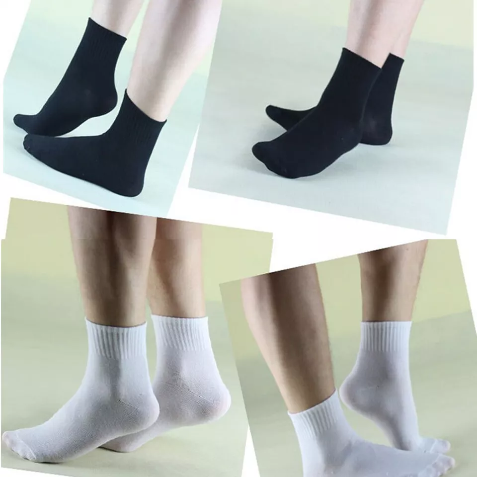Men's Dress Socks Thermal Casual Soft Cotton Sport Ankle Socks Short Socks 3pair
