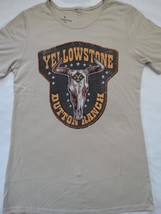 Yellowstone TV Show Cattle Skull Licensed Women&#39;s Seam Back T-Shirt - £11.69 GBP