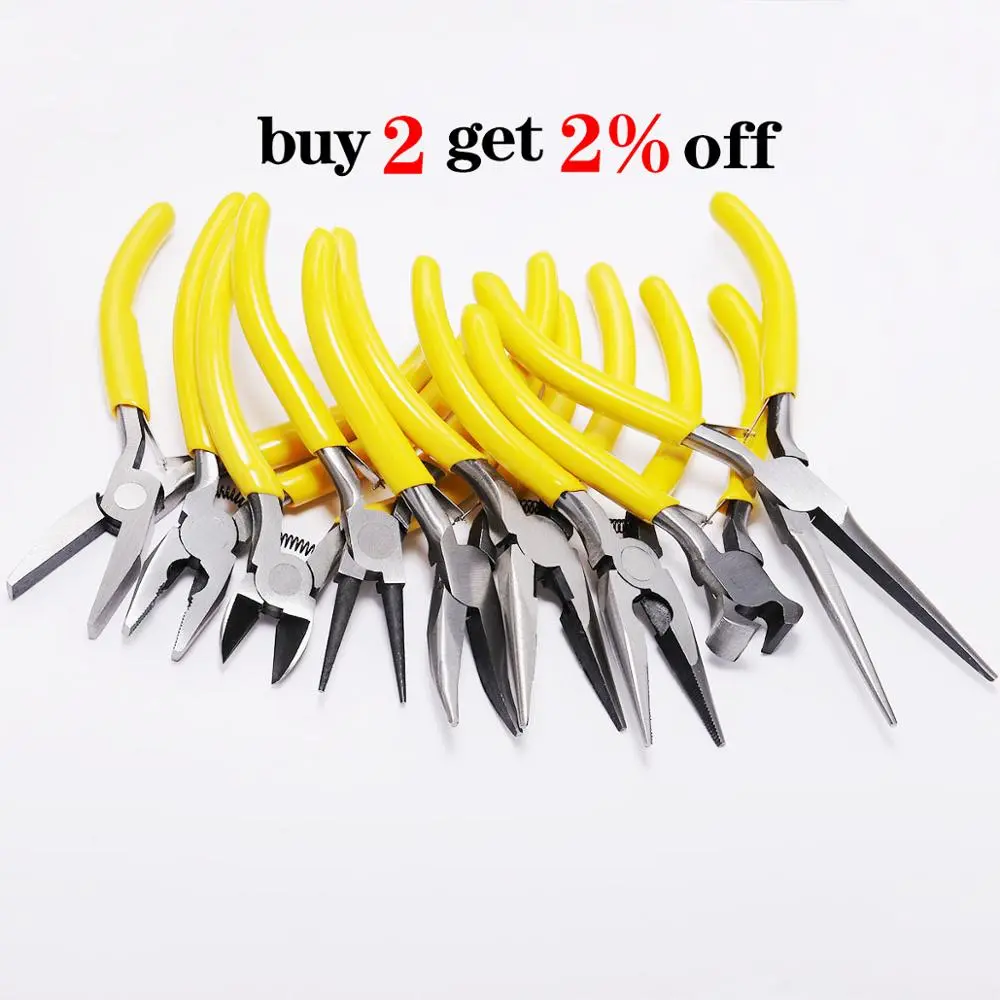 House Home Multifunctional Hand Tools Jewelry Pliers Equipment Round Nose End Cu - £19.57 GBP