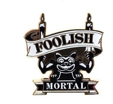 Disney Haunted Mansion Foolish Mortal Gargoyle Holding Two Candles Pin - $16.18