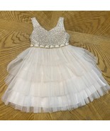 Pale Pink &amp; Gold Bling Sequins American Princess Toddler Girl Dress 2t B... - $48.01 CAD