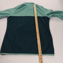 Columbia XL4503 Women's M Benton Springs Snap Fleece Pullover Green Sweatshirt image 7