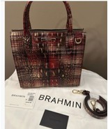 Brahmin Small Caroline Satchel  Melbourne Flannel - £194.68 GBP