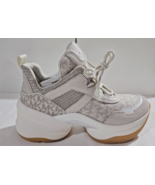 Womens Michael Kors Sneakers Olympia Trainer Natural Multi 8.5 M NEW - $235.20 CAD