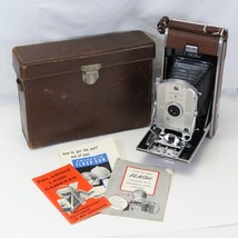 Polaroid Speedliner Land Camera Model 95B Brown Instant Film Camera Working - £69.36 GBP