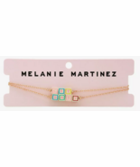 Melanie Martinez Crybaby Alphabet Letter Blocks Gold Tone Necklace Set NEW - €22,43 EUR