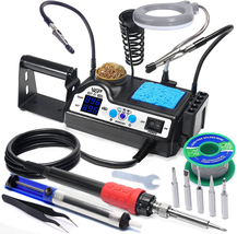 Soldering Station Kit High-Power 110W with 3 Preset Channels, Sleep Mode... - £86.68 GBP