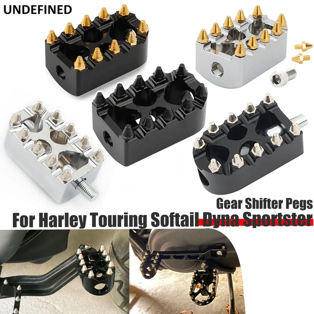 MX Shifter Pegs For Harley Sportster 883 Dyna Fat Bob Softail Touring Mo... - $23.12+