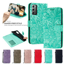 Fr Samsung S21+ S20+ FE Note 20 Ultra Play Leather Wallet Magnetic flip cover - £36.96 GBP